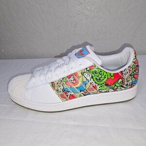 Adidas Superstar Originals Graffiti 2 White G16308 Men’s Size 9.5